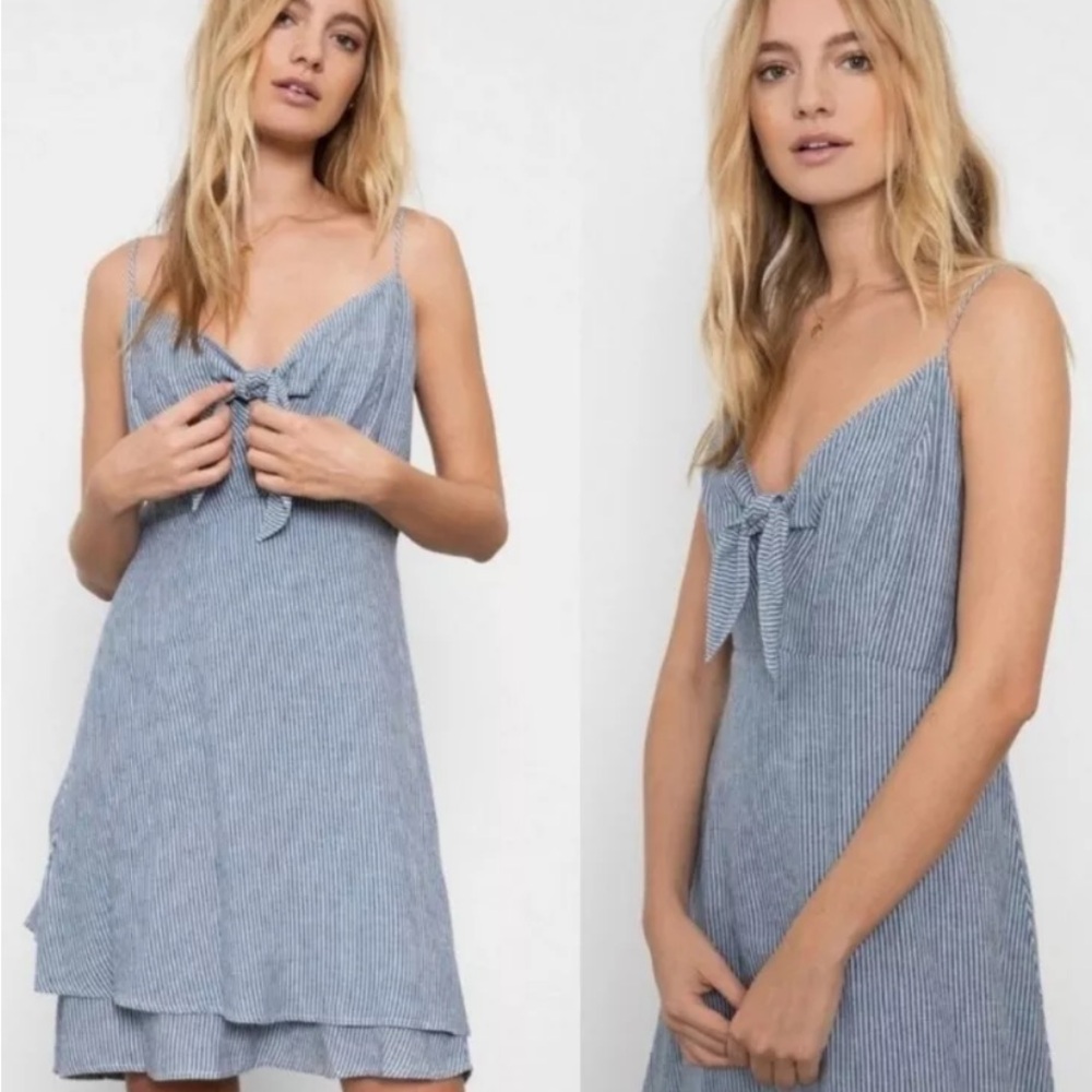Rails Indigo August Pinstripe Medium Dress
